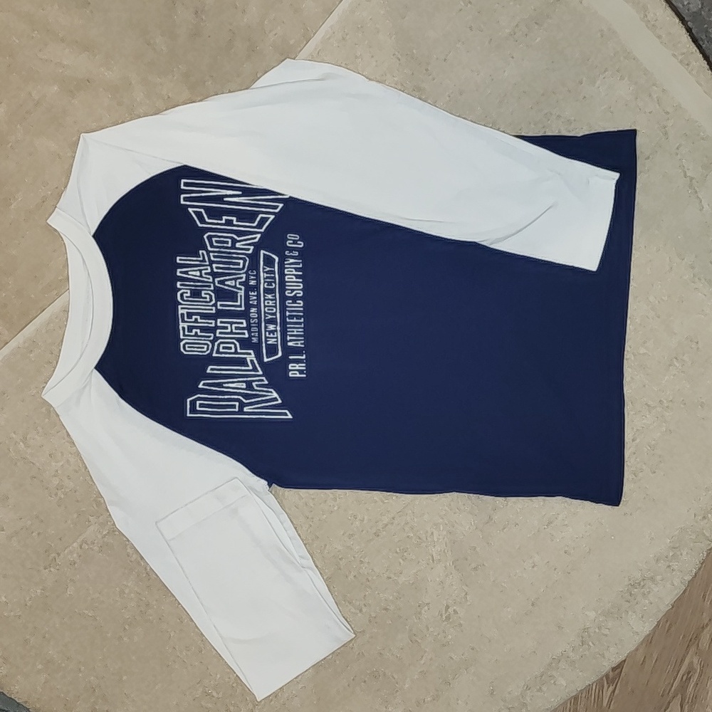 Polo Boys Blue/White Size Medium